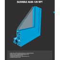 Aluminum sliding window - Alba Elevable RPT 120