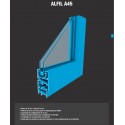 Ventana practicable de aluminio - Alfil A45