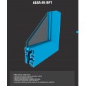 Finestra practicable d'alumini - Alba 65 RPT