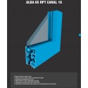 Ventana practicable de aluminio - Alba 65 RPT (Canal 16)