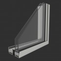 Aluminum sliding window - ALBA PRO System Luz