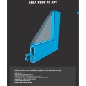 Aluminum sliding window - Alba Pros 70 RPT